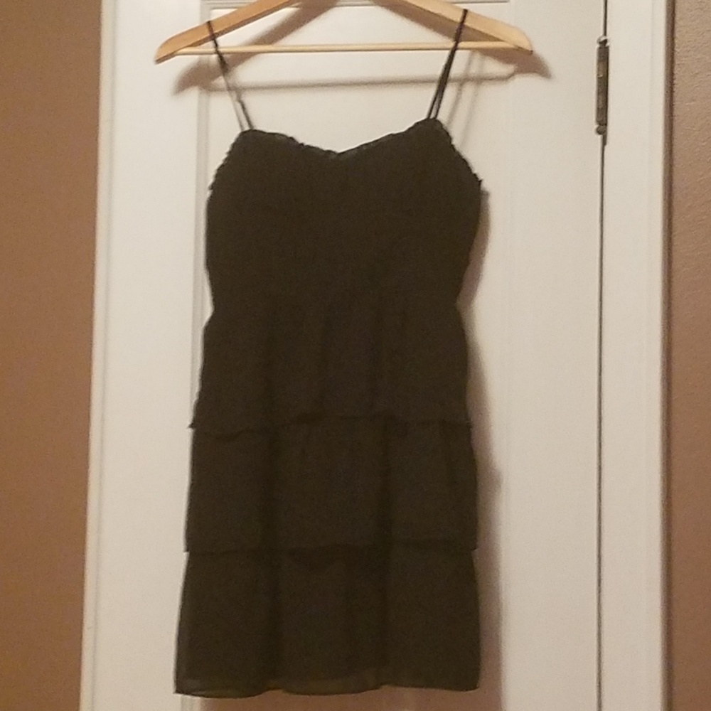 Black Ruffled Dress
